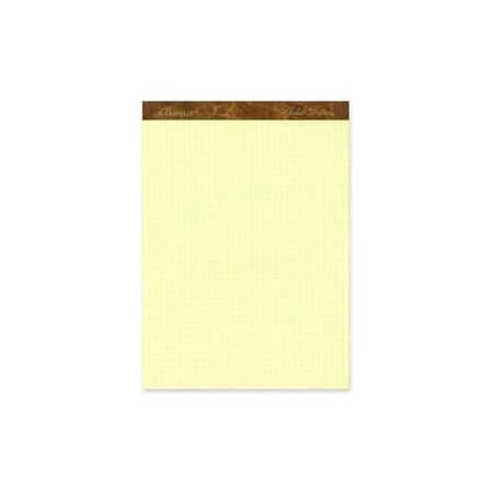 Esselte Esselte  Gold Fibre Quad Pad, 8-1/2" x 11-3/4", 4 x 4 Sq/In, 50 Sheets/Pad 22143